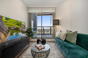 High-Rise Balcony Unit with City Views, Gym, Pool